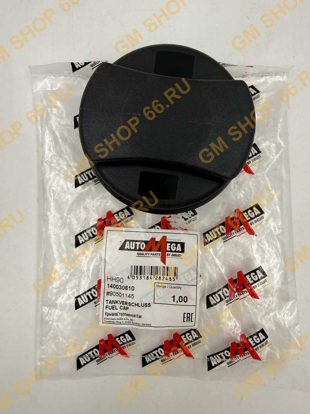 Крышка топливного бака Dello 140030610 для Opel Astra G/Astra H/Meriva/Vectra B/Omega B — фото 1 из 3