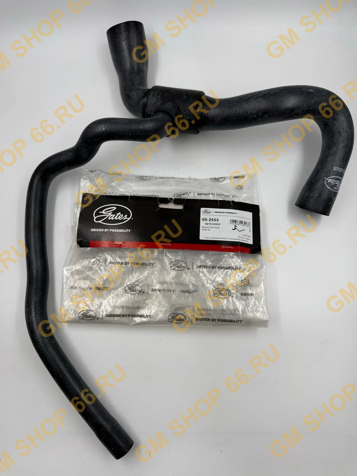 Патрубок радиатора выпускной Gates 052555, Патрубки, трубки и уплотнения для Opel Corsa D
