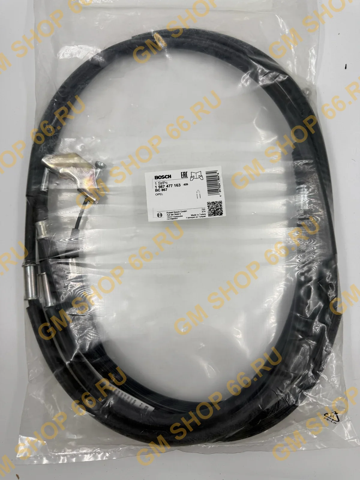 Трос ручного тормоза Bosch 1987477163 для Opel Zafira B