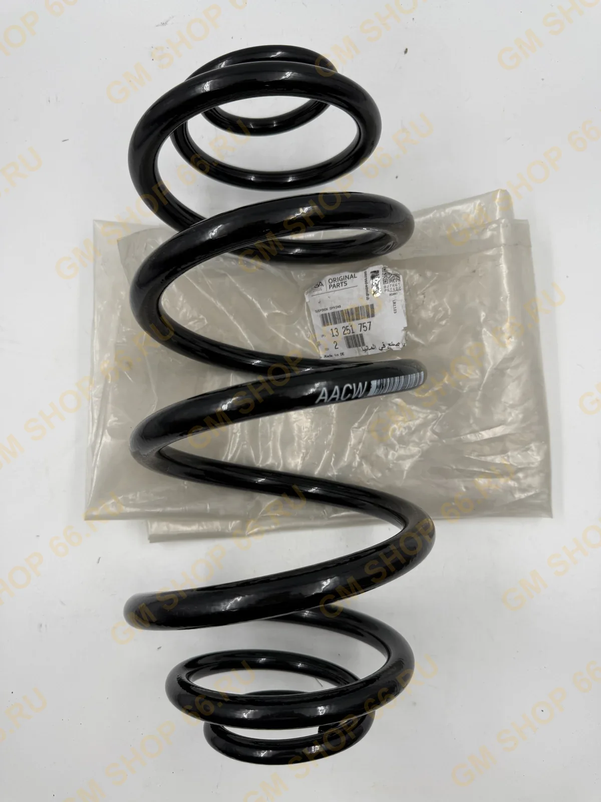 Пружина задняя GM 13251757, General Motors для Opel Astra J/Chevrolet Cruze