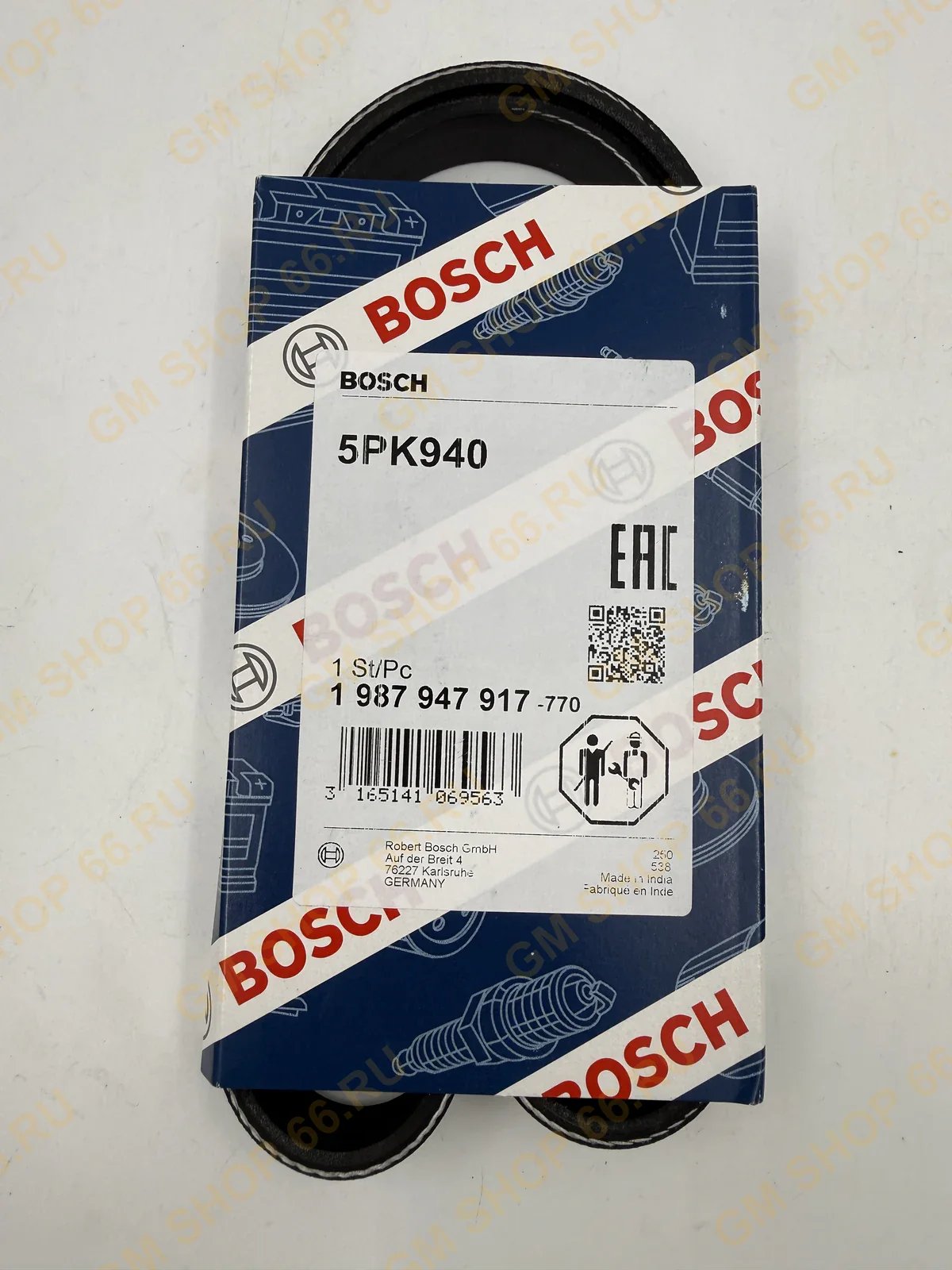 Ремень поликлиновый Bosch 1987947917 для Opel Astra H