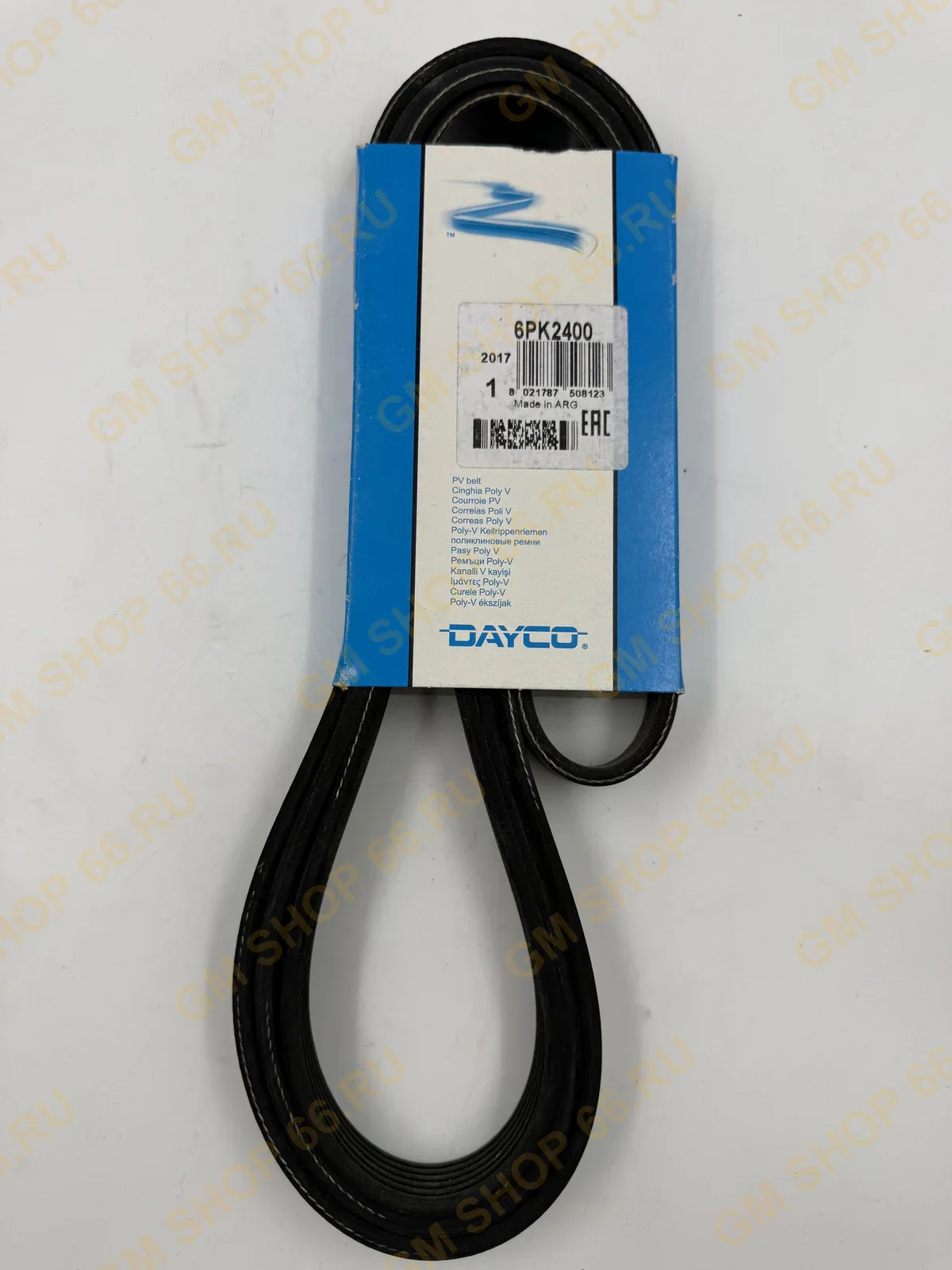 Ремень приводной Dayco 6PK2400 для Chevrolet Captiva/Opel Antara