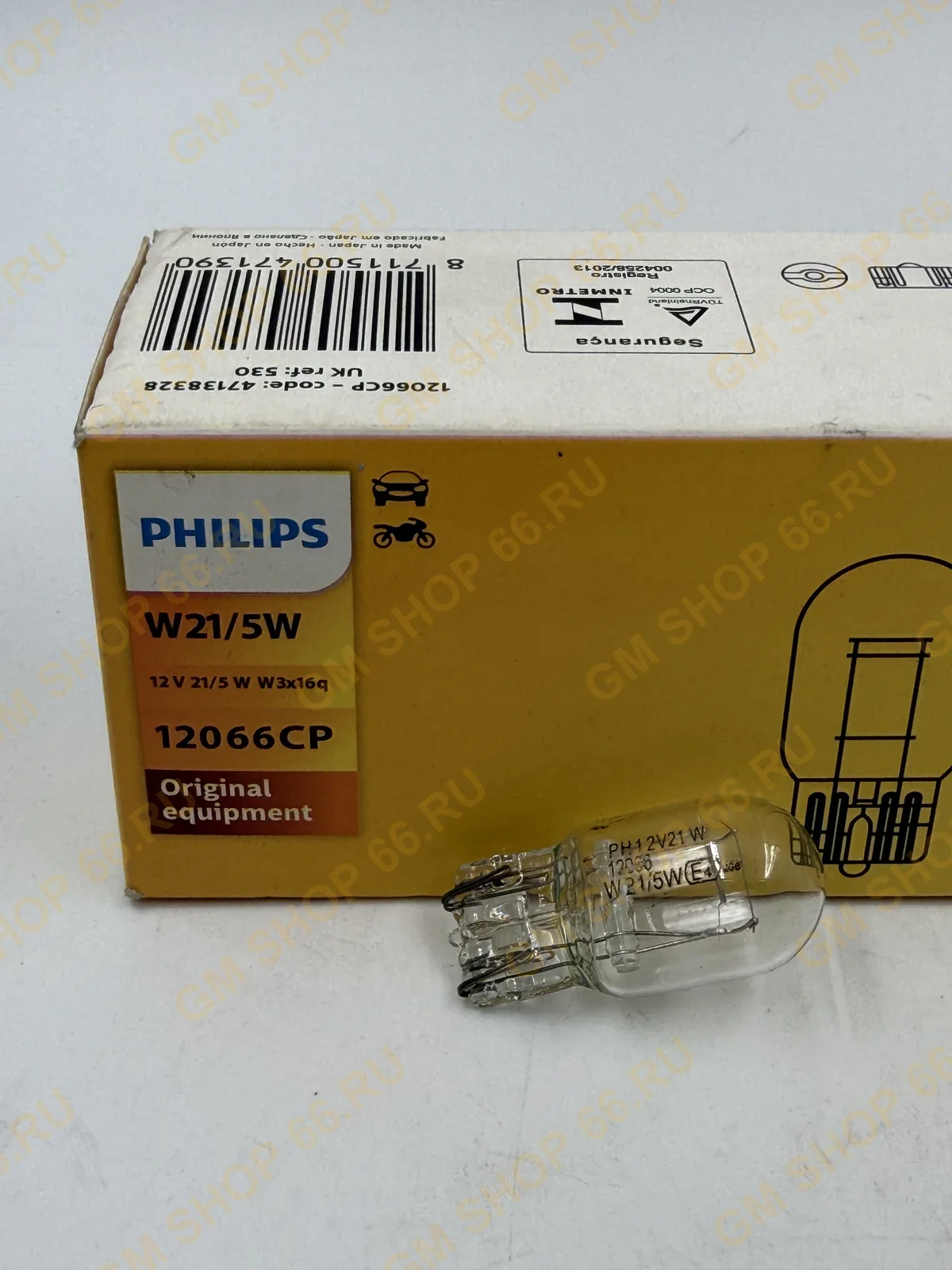 Лампа ДХО W21/5W Philips 12066CP, Лампы для Opel Astra J