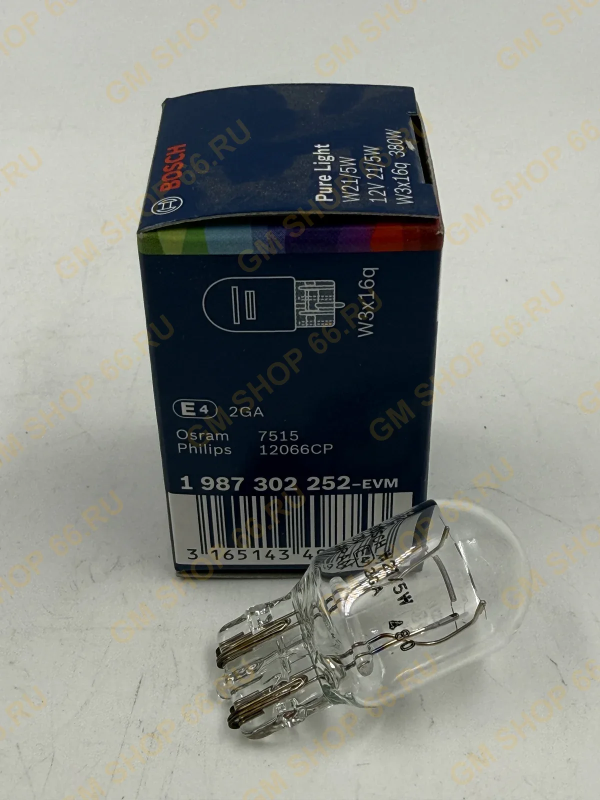 Лампа накаливания W21/5W 12V Bosch 1987302252, Лампы для Opel Astra J