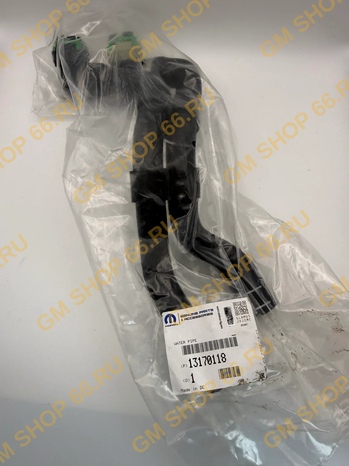 Патрубок отопителя GM 13170118, Патрубки и шланги системы охлаждения, General Motors для Opel Astra H/Zafira B — фото 1 из 2