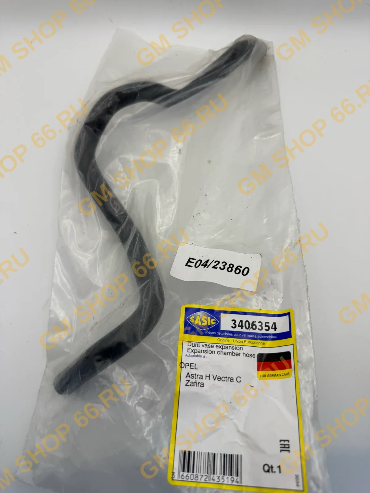 Шланг отвода газов Sasic 3406354, Патрубок системы охлаждения для Opel Astra H, Opel Vectra C — уточняйте по VIN — фото 1 из 2