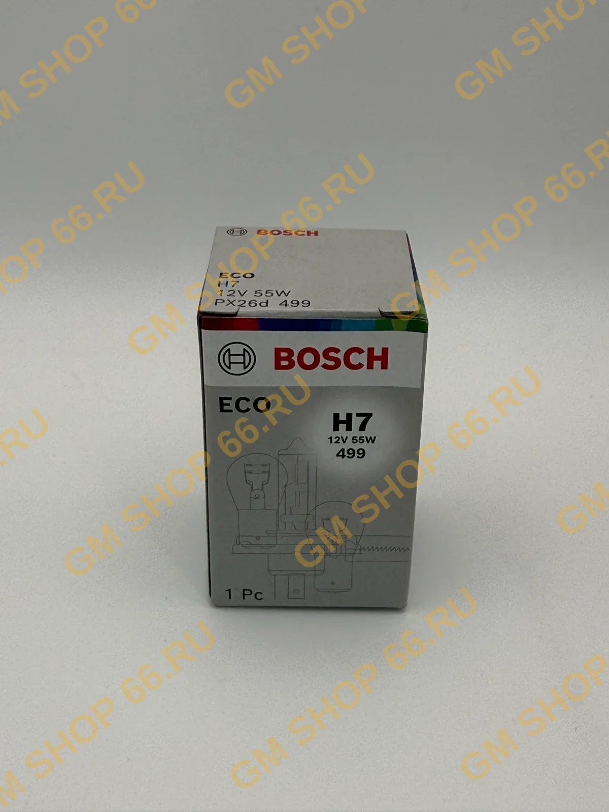 Лампа головного света ECO H7 12V 55W Bosch 1987302804, Автолампы для Opel Astra H/Astra J/Corsa D/Zafira B — фото 1 из 3