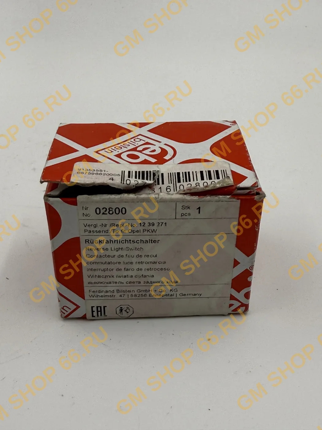 Датчик включения заднего хода FEBI M/T 02800, Датчики для Chevrolet Lacetti — фото 1 из 2