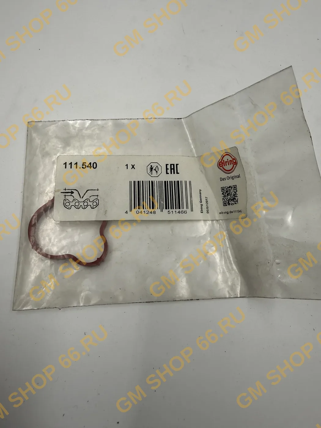 Проклакда впускного коллектора Elring 111540, Уплотнения коллекторов для Opel Corsa C