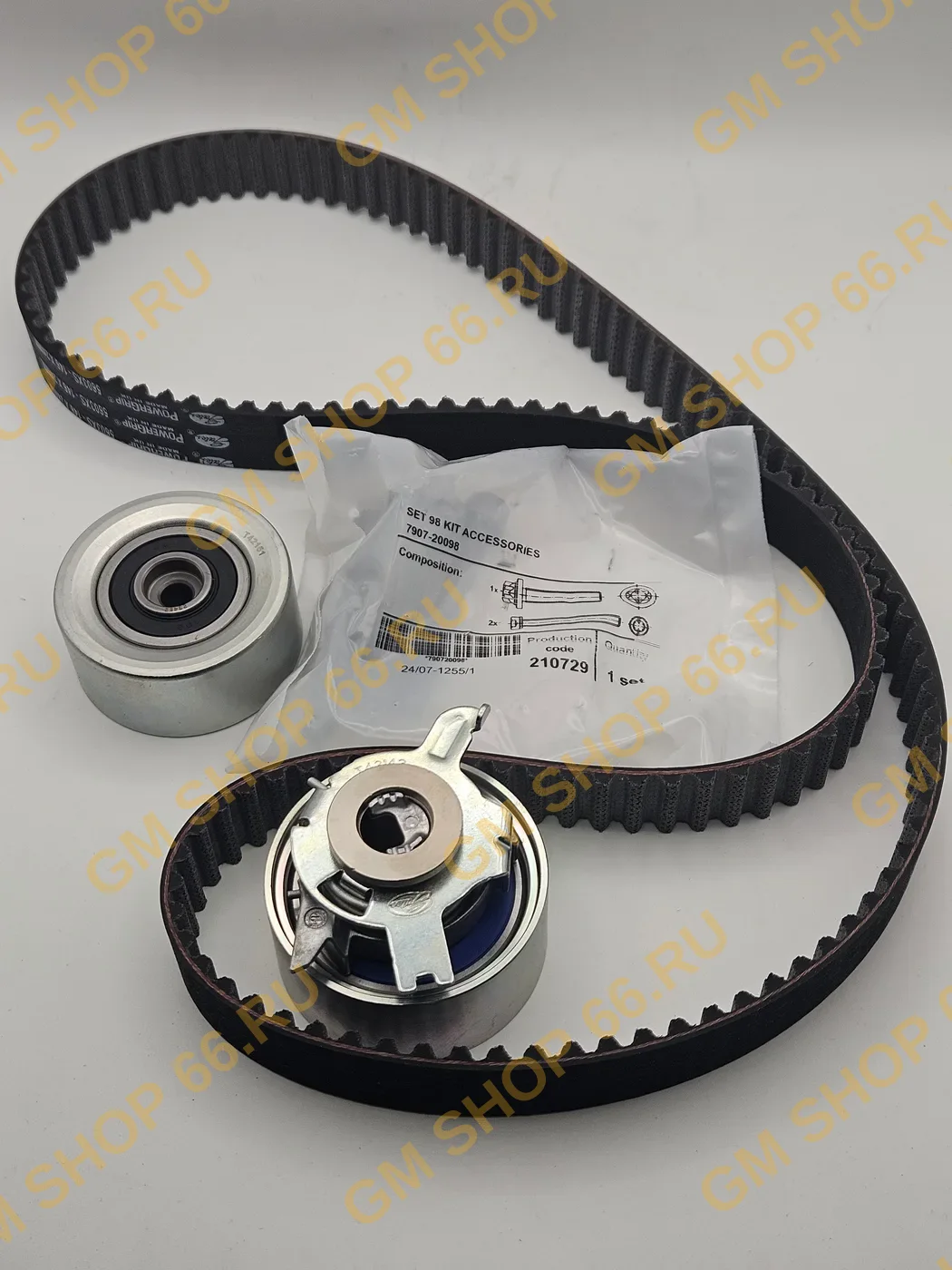 Комплект ремня ГРМ Gates K015603XS, Газо-распределительный механизм для Opel Astra H/J Zafira B Chevrolet Cruze/Aveo T300 — фото 1 из 3