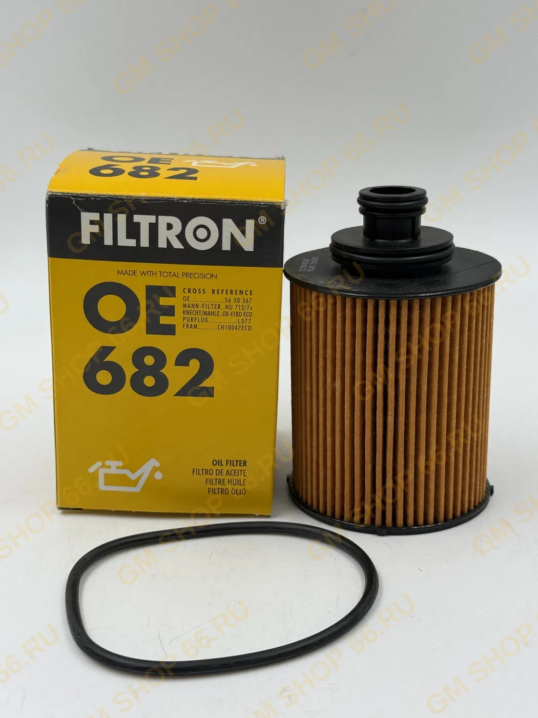 Фильтр масляный Filtron OE682, Масляные фильтры для Opel Astra H/Corsa C/Corsa D — фото 1 из 2