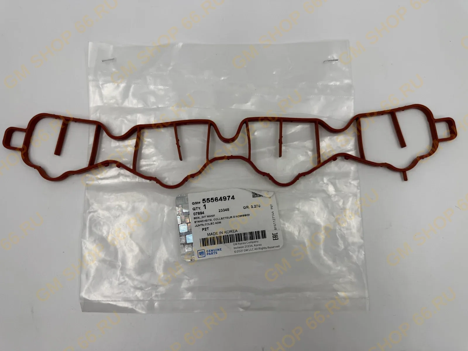 Прокладка впускного коллектора GM 55564974, General Motors