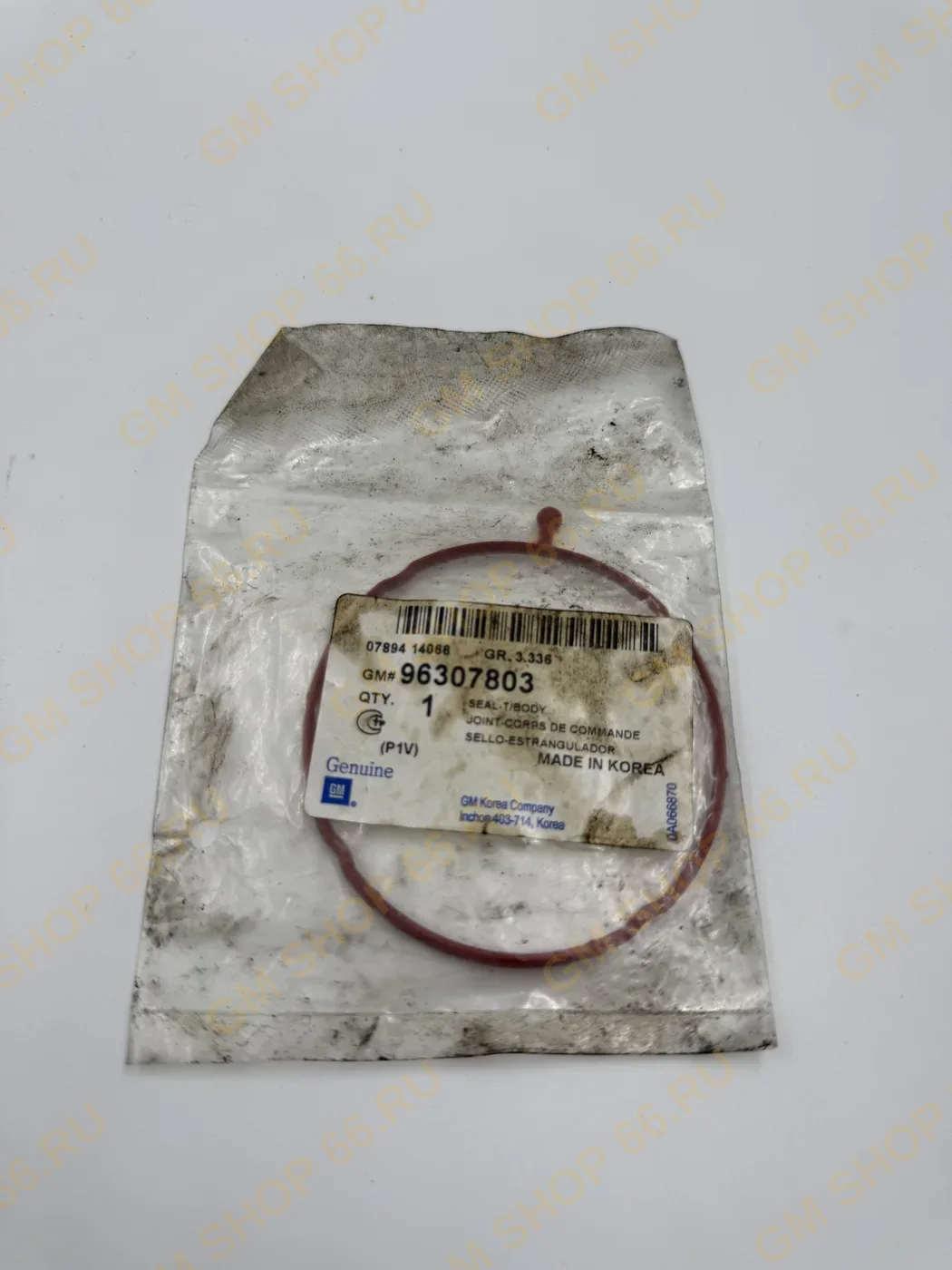 Прокладка дроссельной заслонки Epica 2.0/2.5 GM 96307803, General Motors для Chevrolet Epica