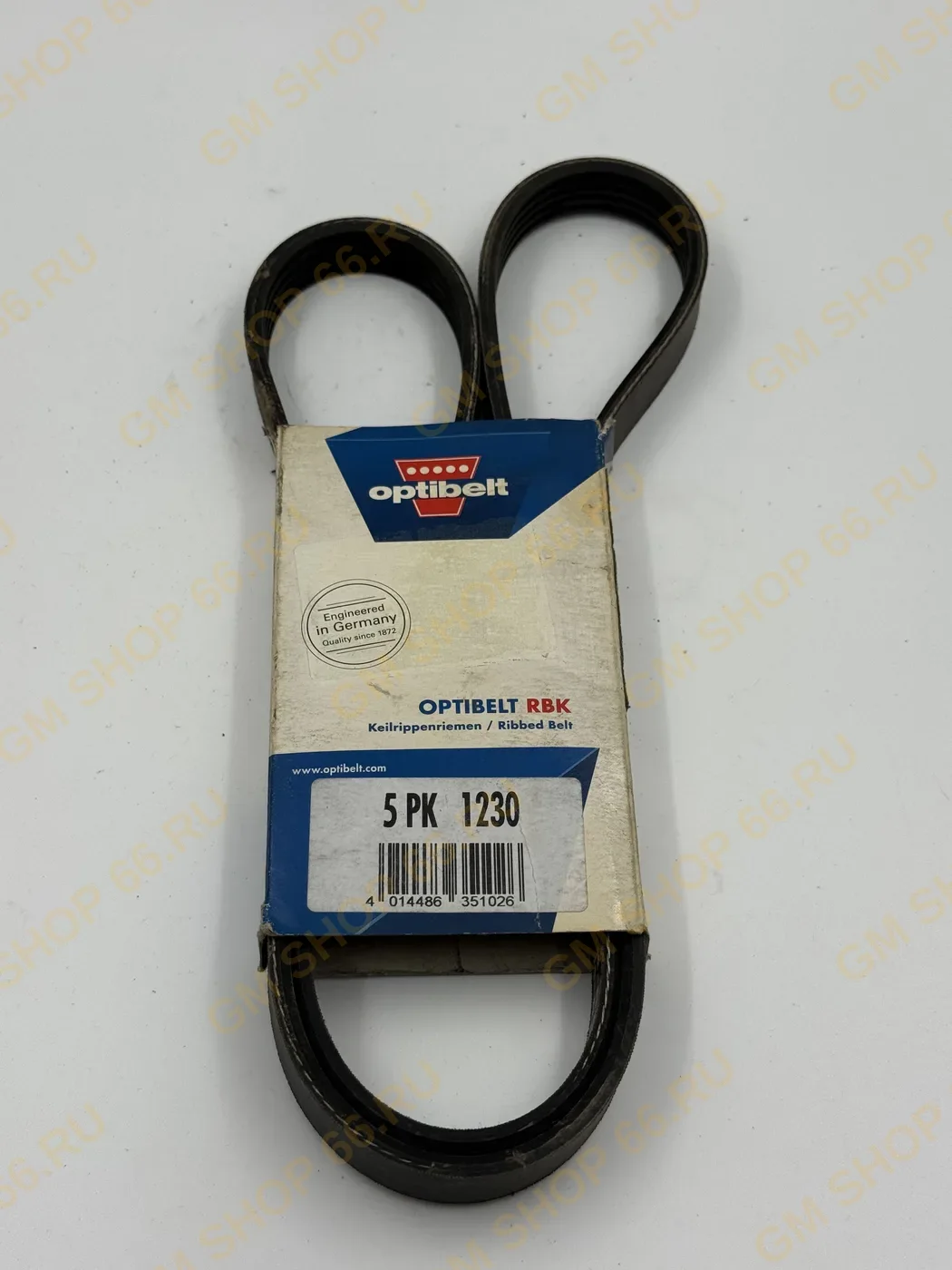 Ремень поликлиновый Optibelt 5PK1230OB для Opel Astra H