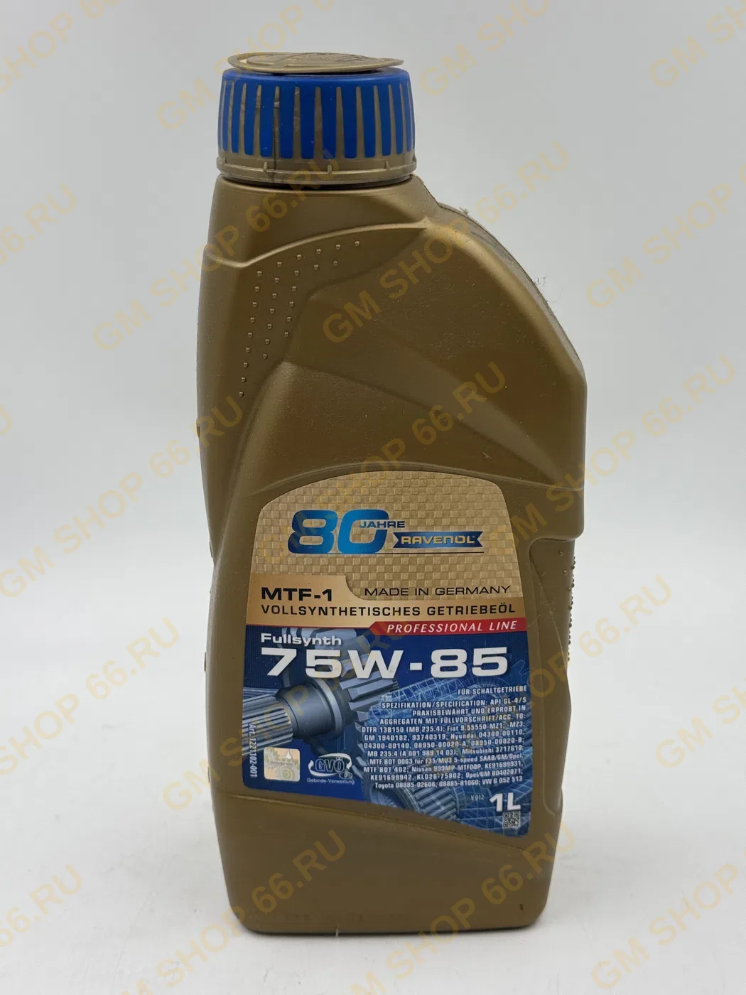 Жидкость трансмиссионная 75W-85/GL4 Ravenol 1221102001, Масла для Opel Astra G/Astra H/Astra J/Corsa D/Meriva/Zafira A/Zafira B/Vectra C — фото 1 из 2