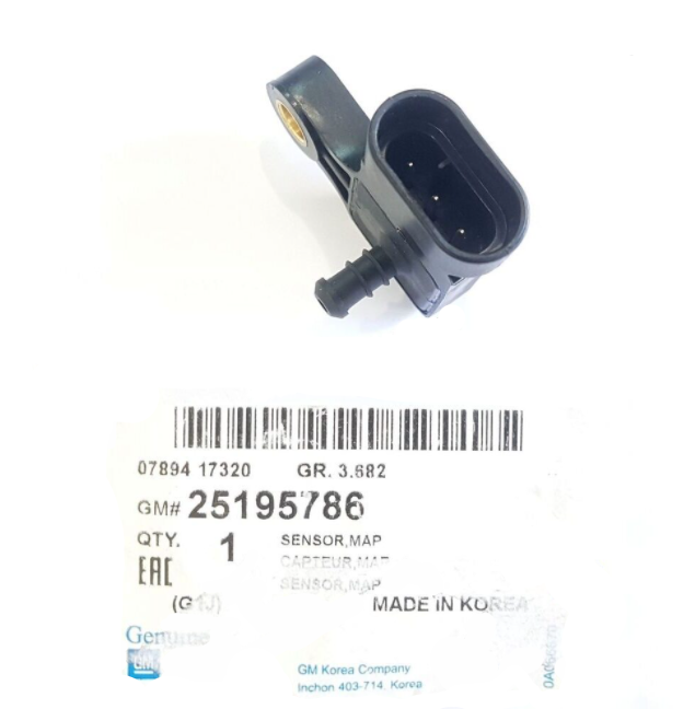 Датчик давления воздуха GM 25195786, General Motors для Chevrolet Cruze, Lacetti, Rezzo