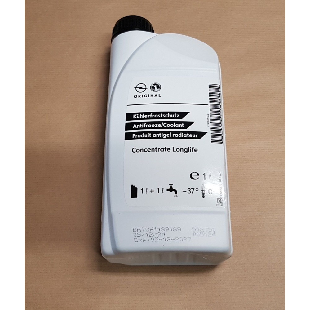 Антифриз, красный концентрат, 1 л GM 95599870, Антифризы, General Motors